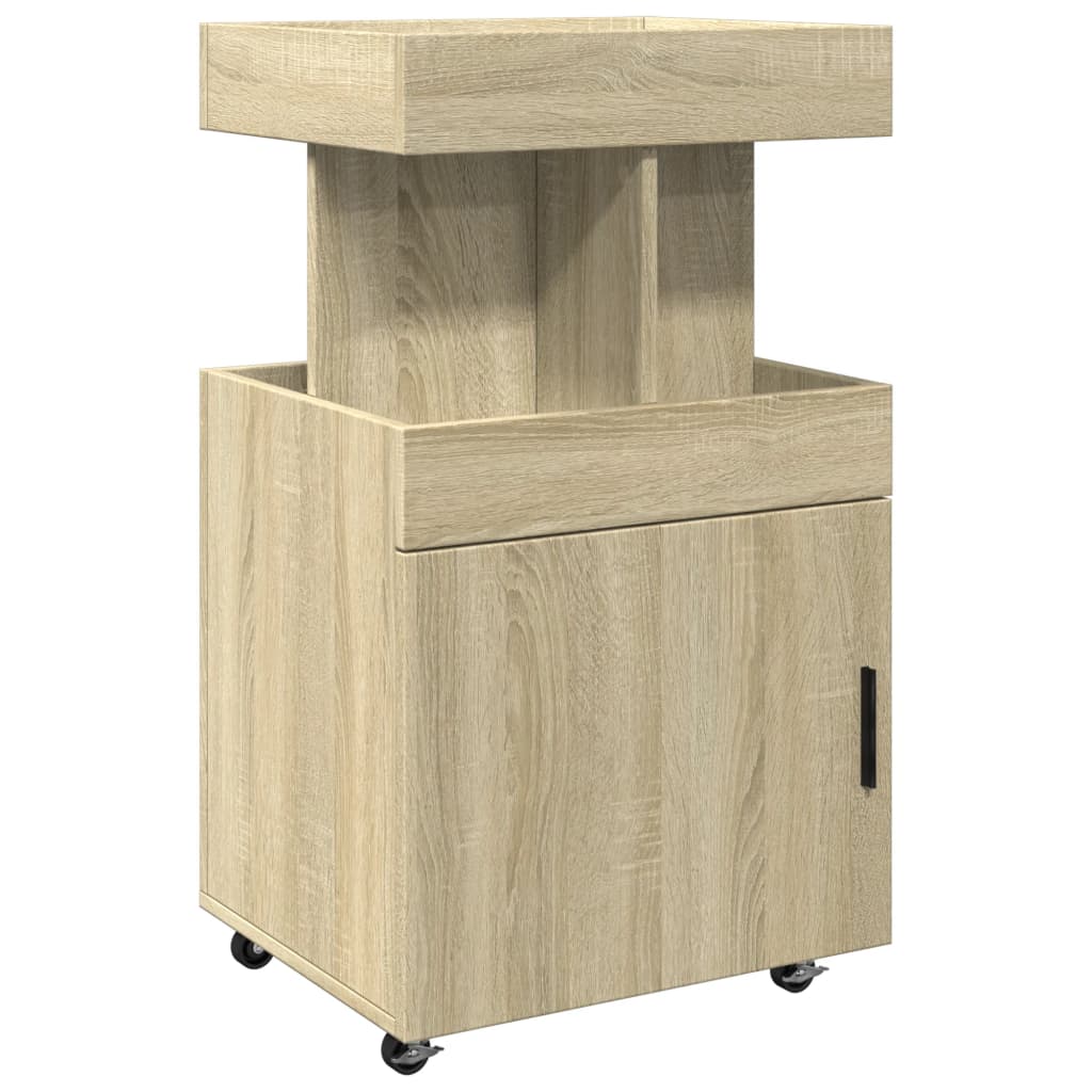Baarikäru Sonoma tamm 50x41x89 cm tehispuit