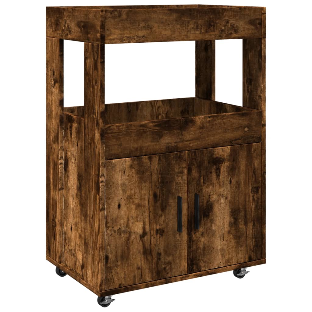 Baarikäru suitsutatud tamm 60x39,5x89 cm tehispuit