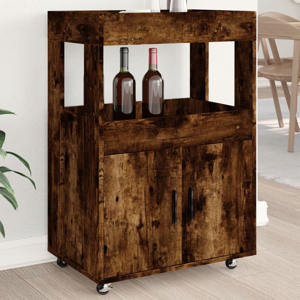 Baarikäru suitsutatud tamm 60x39,5x89 cm tehispuit