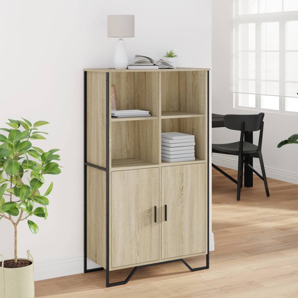 Kõrge kapp Sonoma tamm, 79,5x35,5x137,5 cm, tehispuit