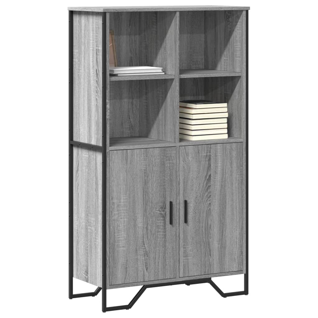 Kõrge kapp, hall Sonoma tamm, 79,5x35,5x137,5 cm, tehispuit