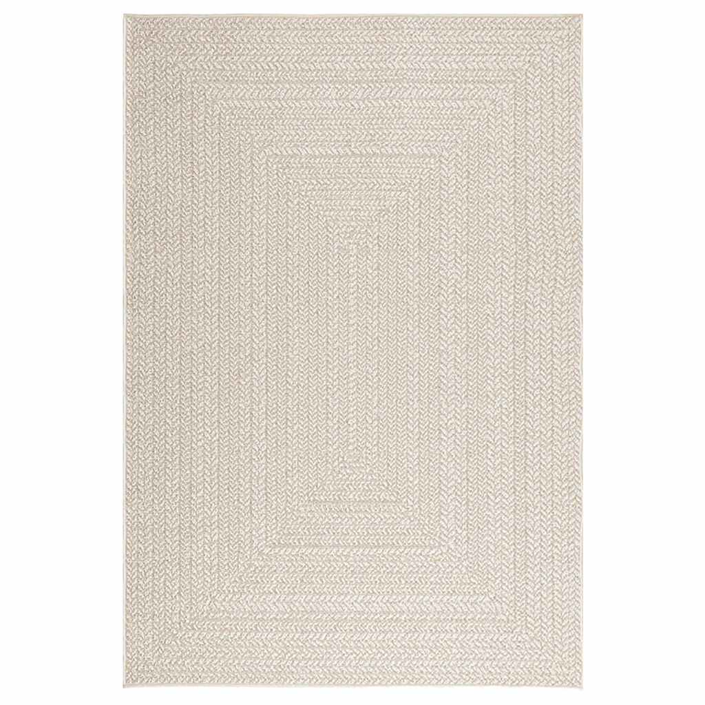 Vaip "ZIZUR", kreemjas, 140x200cm, džuudi välimus, tuppa ja õue