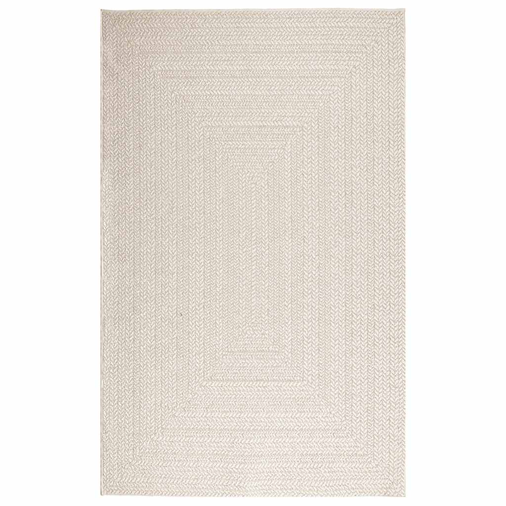 Vaip "ZIZUR", kreemjas, 160x230cm, džuudi välimus, tuppa ja õue