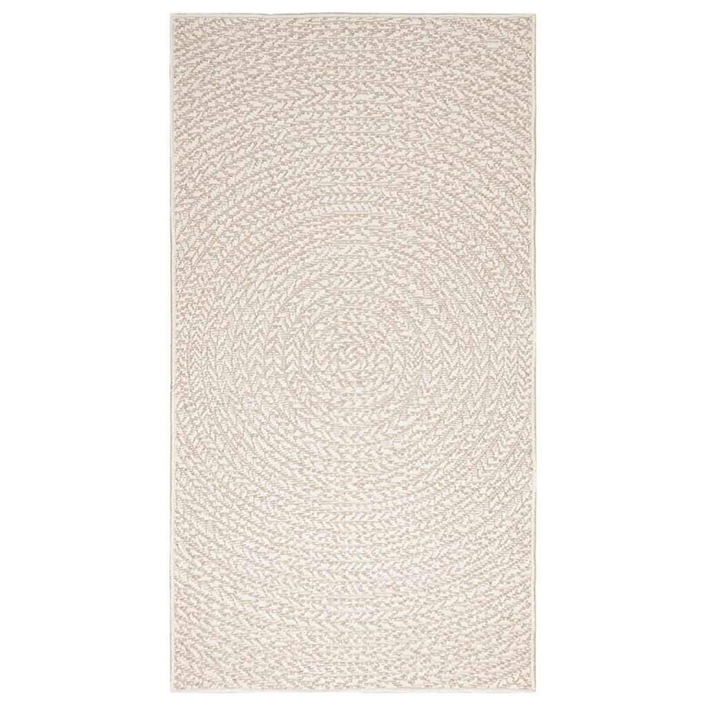 Vaip "ZIZUR", kreemjas, 80x150 cm, džuudi välimus, tuppa ja õue