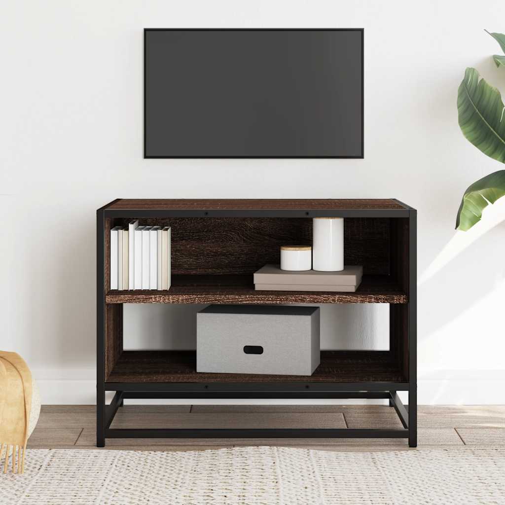 Telerikapp pruun tamm 61x40x46 cm Engineered Wood and Metal