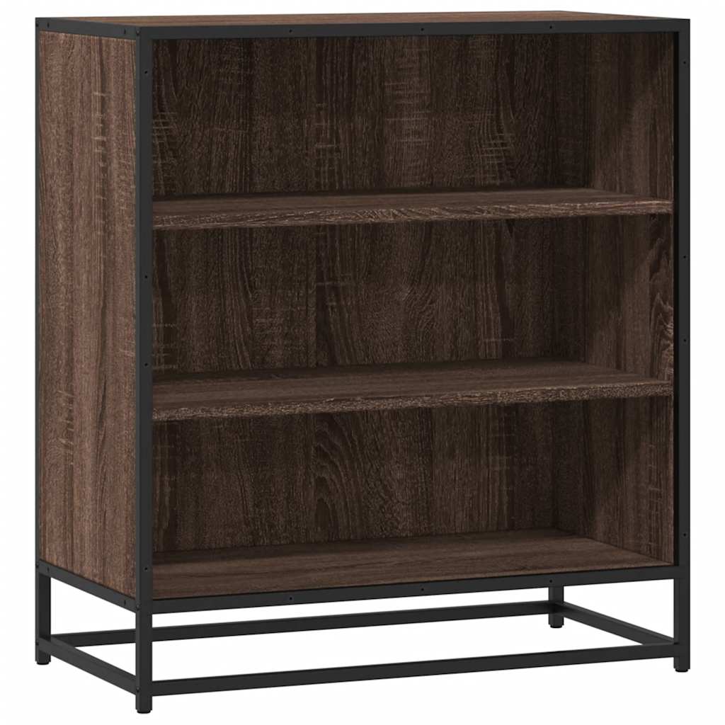 Puhvetkapp pruun tamm 68x35x76 cm Engineered Wood and Metal