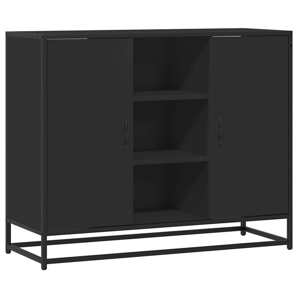 Puhvetkapp Must 92x35x76 cm Engineered Wood