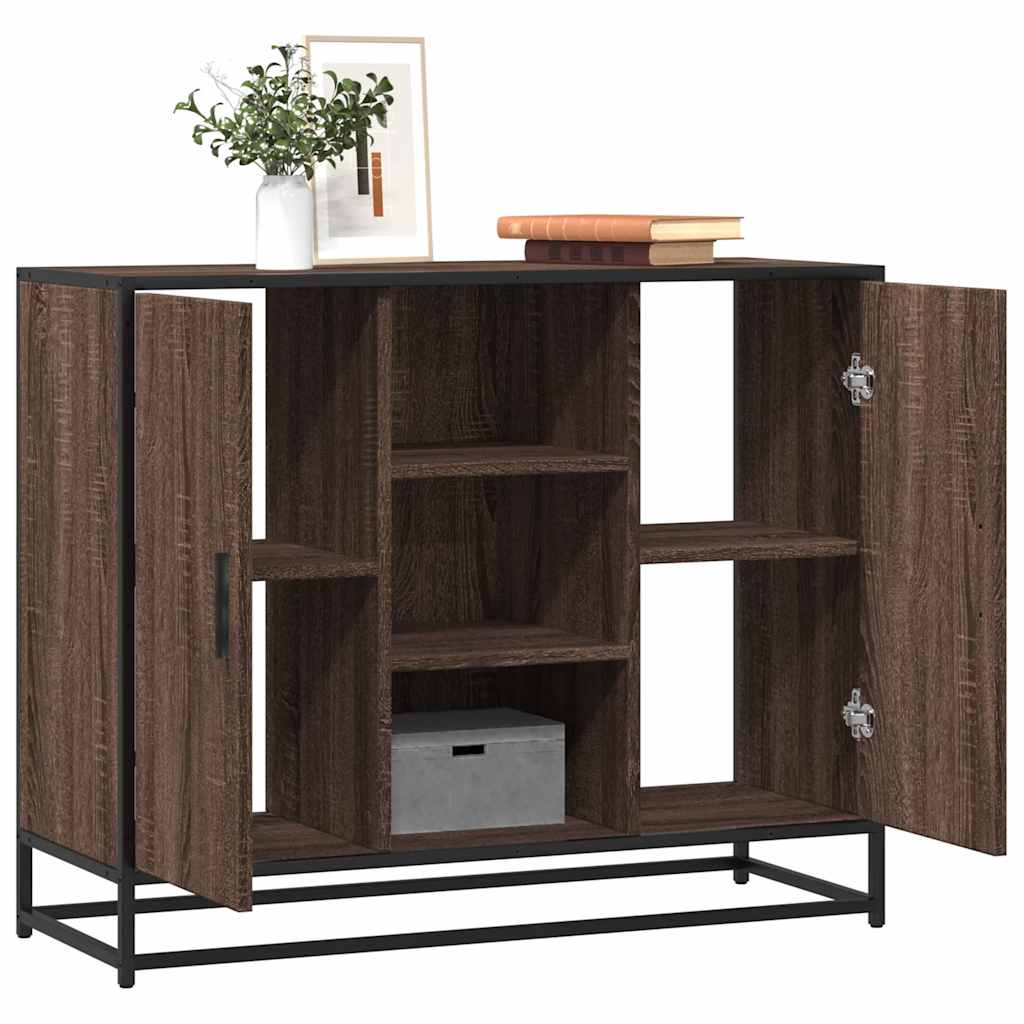 Puhvetkapp pruun tamm 92x35x76 cm Engineered Wood