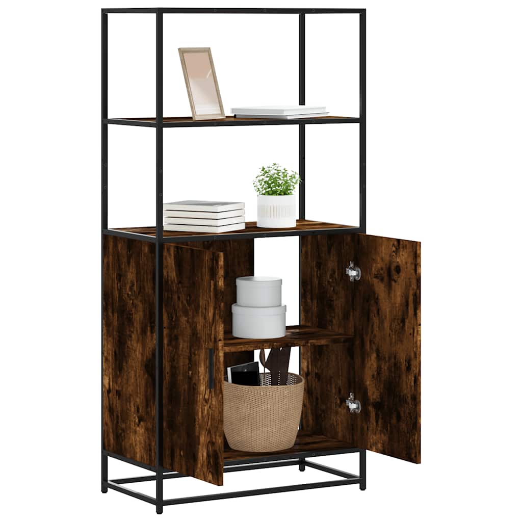 Highboard suitsutamm 68x35x139 cm Engineered Wood and Metal