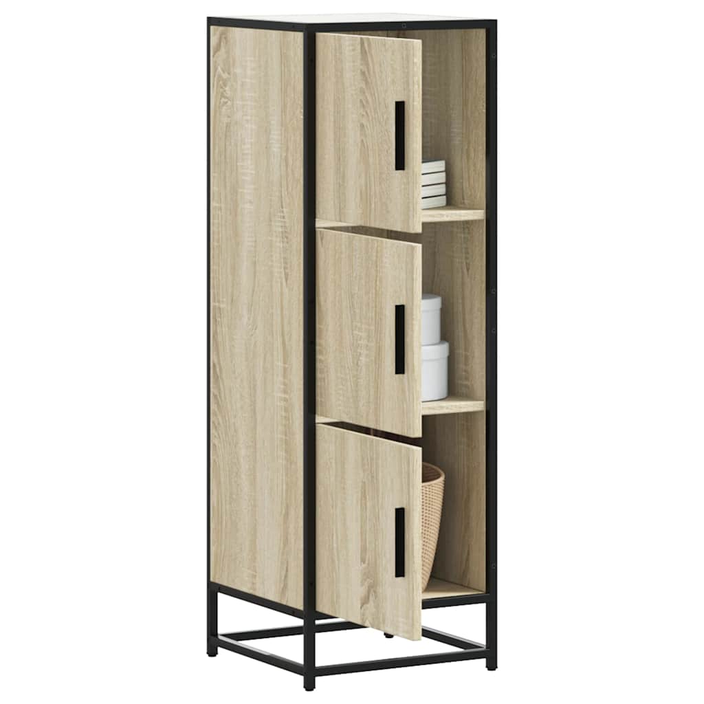 Highboard Sonoma tamm projekteeritud puit ja metall