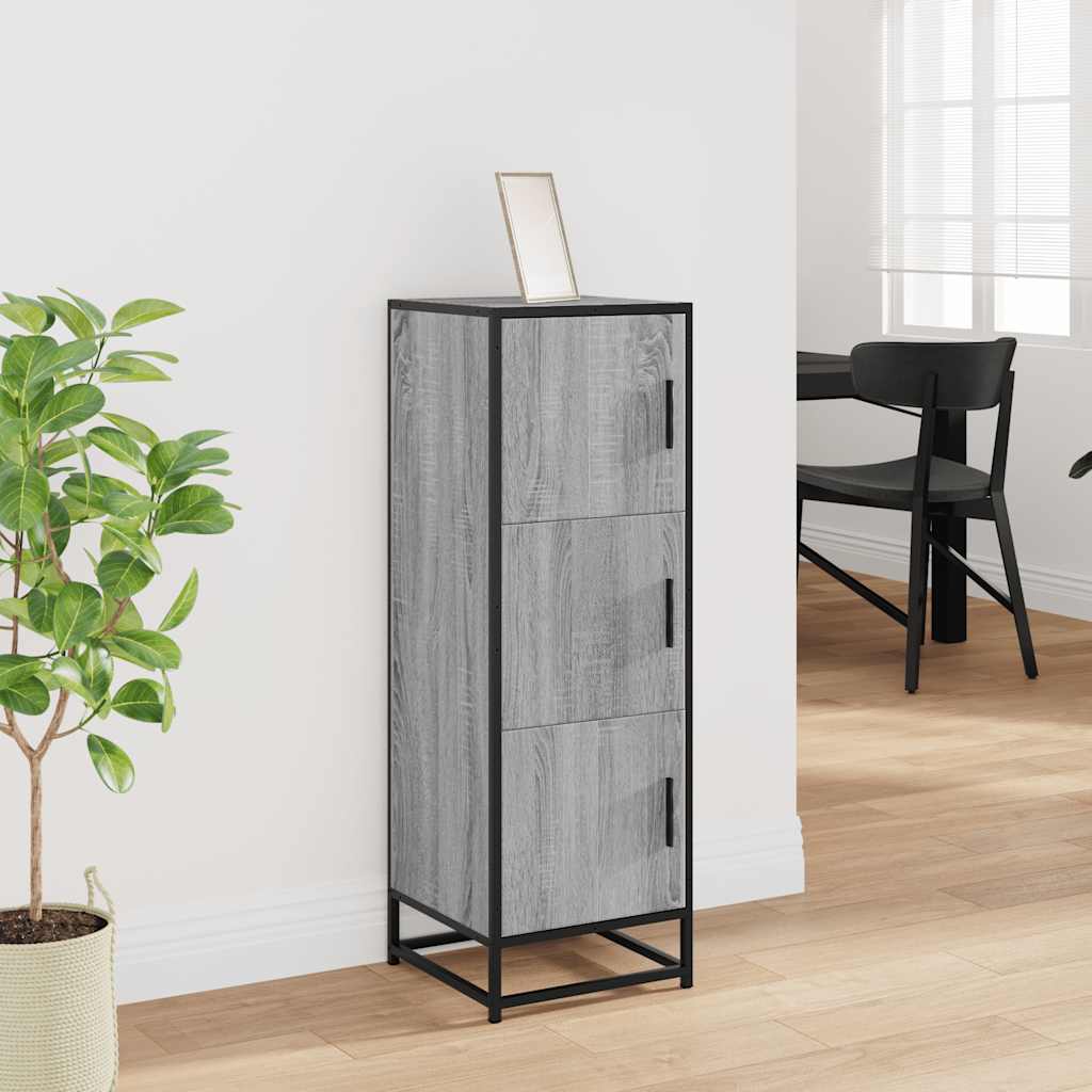 Highboard Hall Sonoma projekteeritud puit ja metall