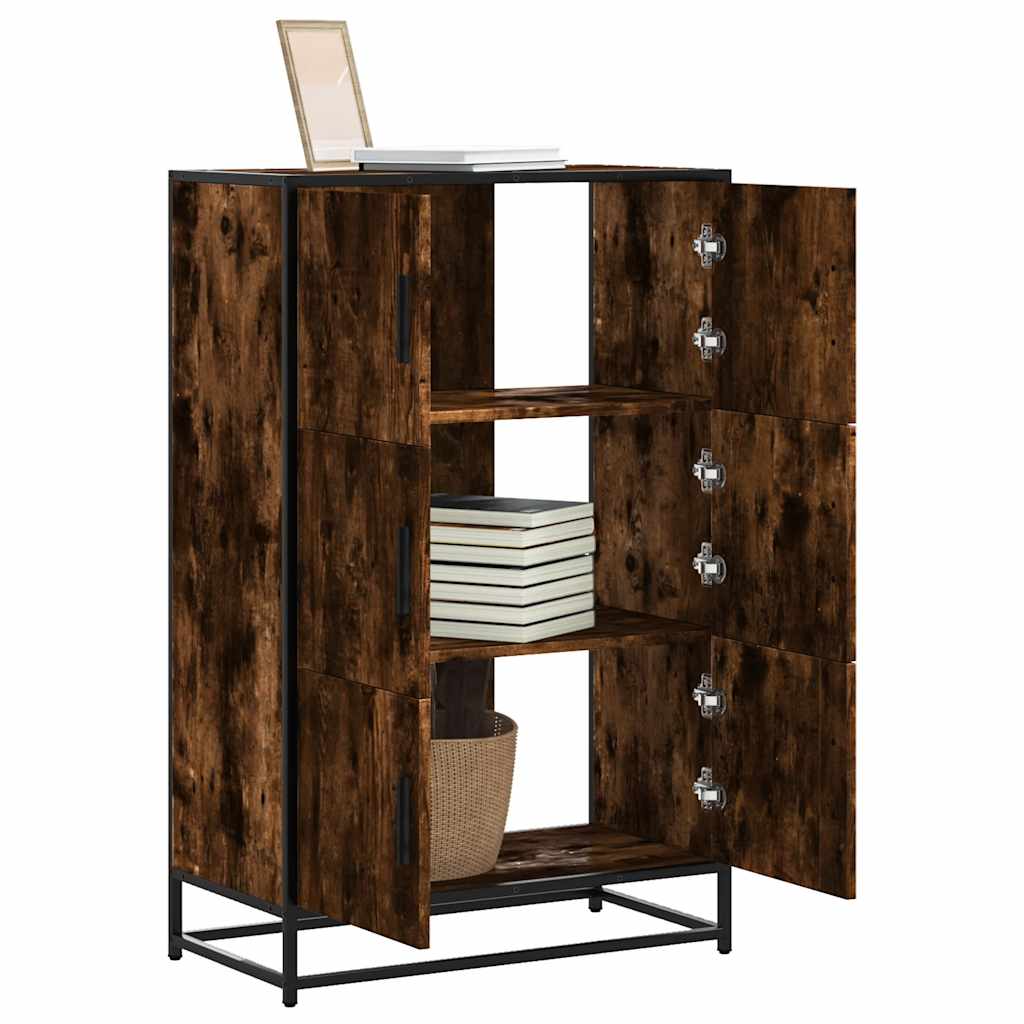 Highboard suitsutamm projekteeritud puit ja metall