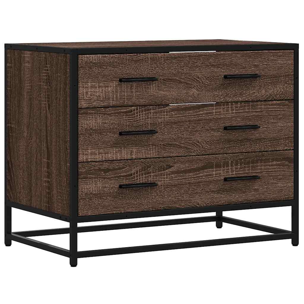 Sahtlikapp Pruun tamm 70x41x56 cm Engineered Wood