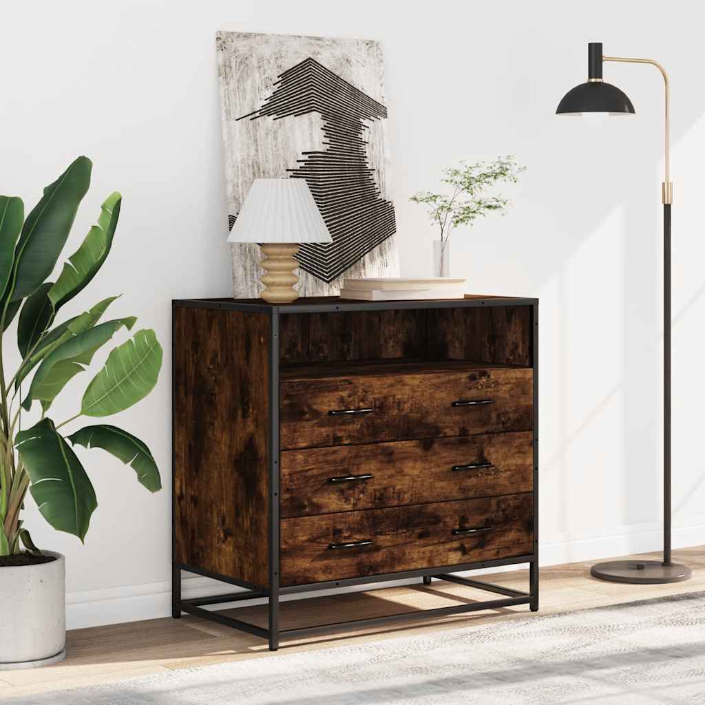 Sahtlikapp Suitsutamm 70x41x70 cm Engineered Wood