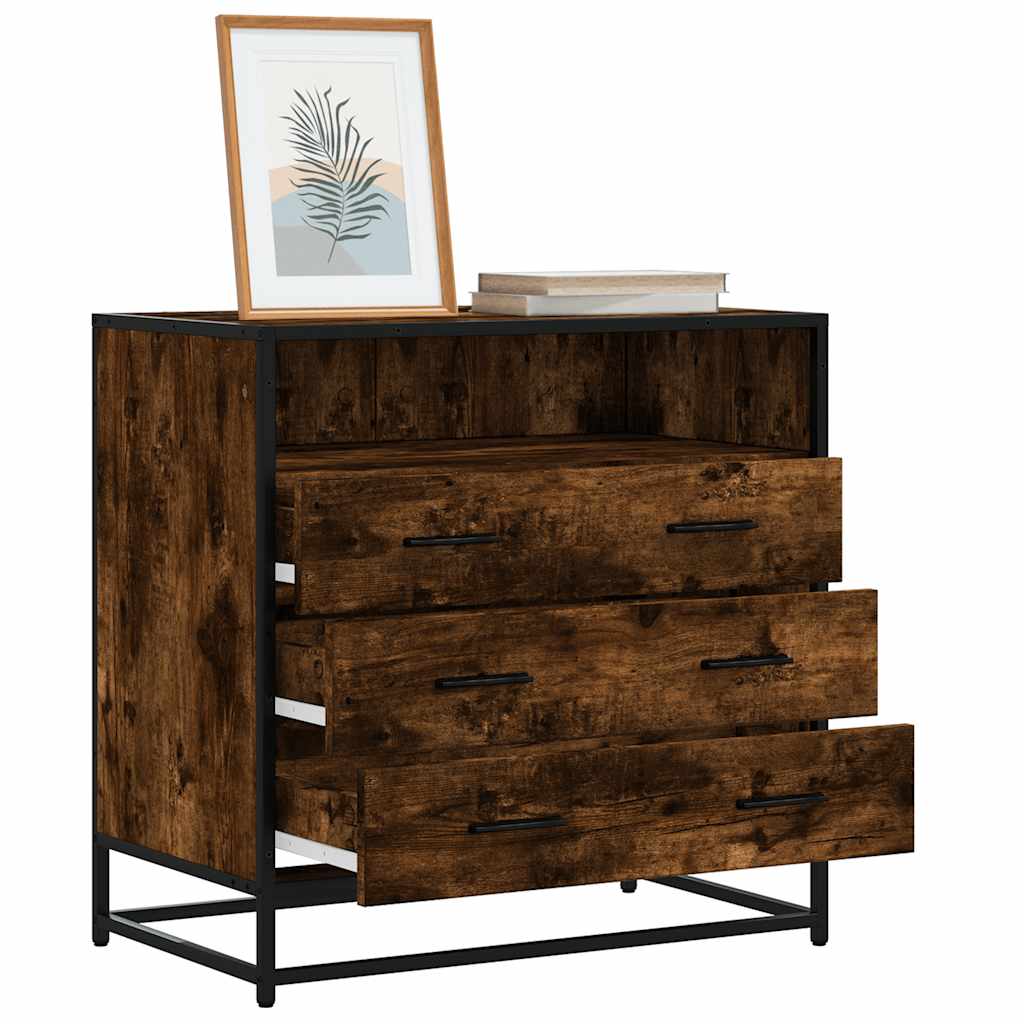 Sahtlikapp Suitsutamm 70x41x70 cm Engineered Wood