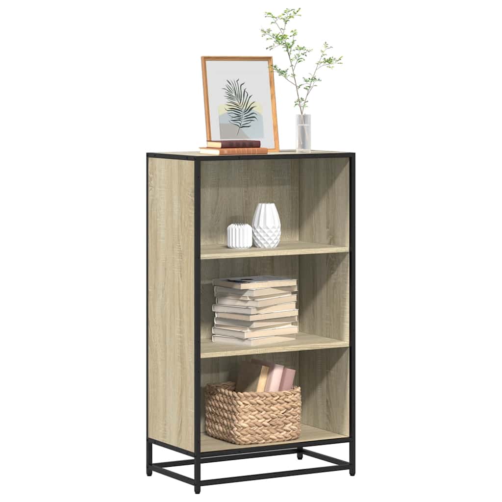 Raamatukapp Sonoma tamm 60x35x107,5 cm ehituspuit