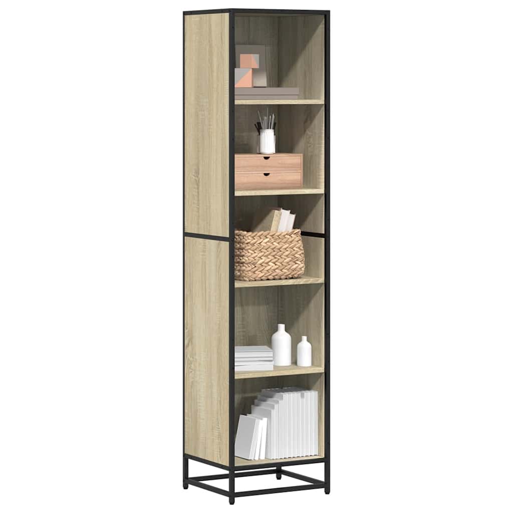 Raamaturiiul Sonoma tamm 40x35x170,5 cm puitlaastplaat