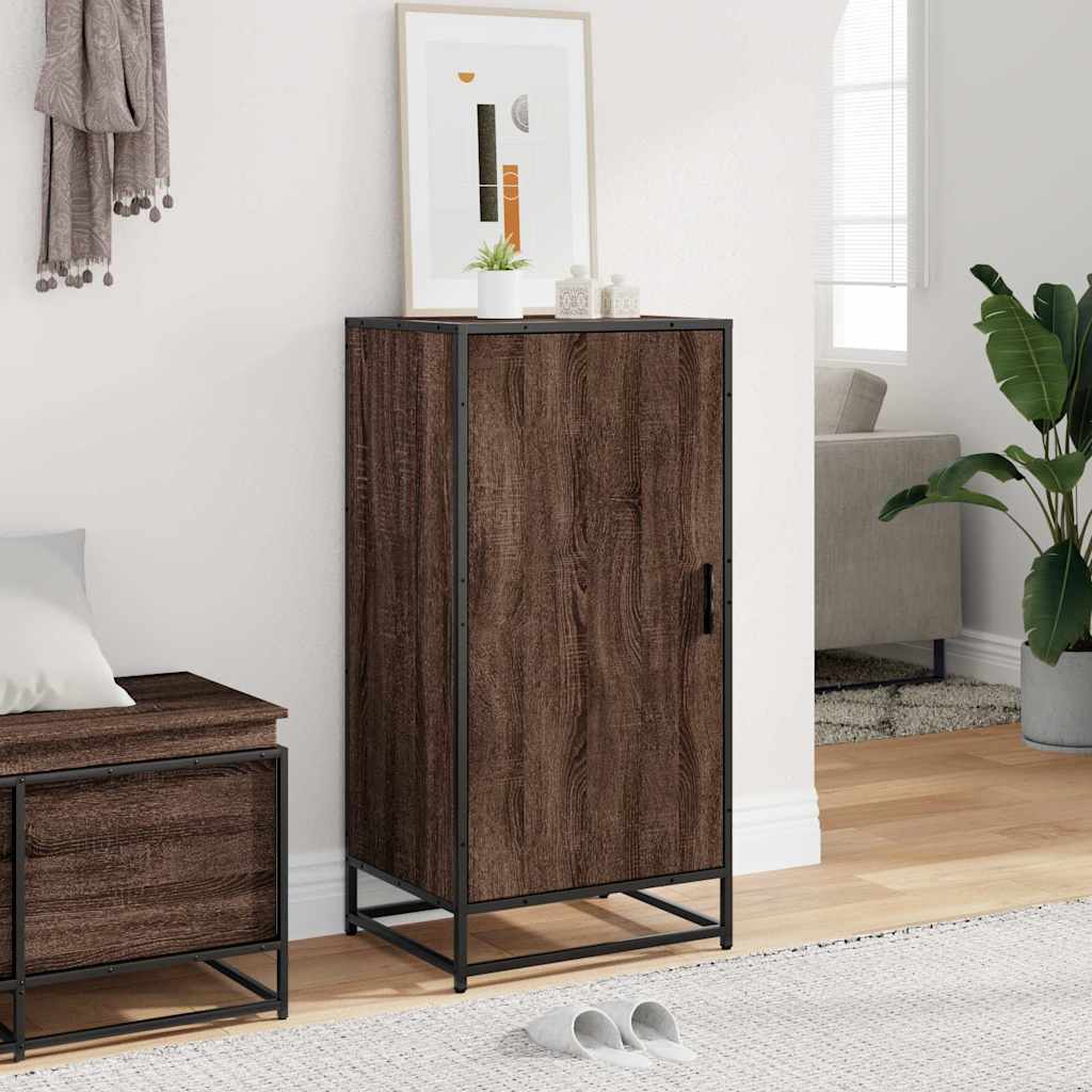 Kingariiul pruun tamm 48x38x97,5 cm Engineered Wood