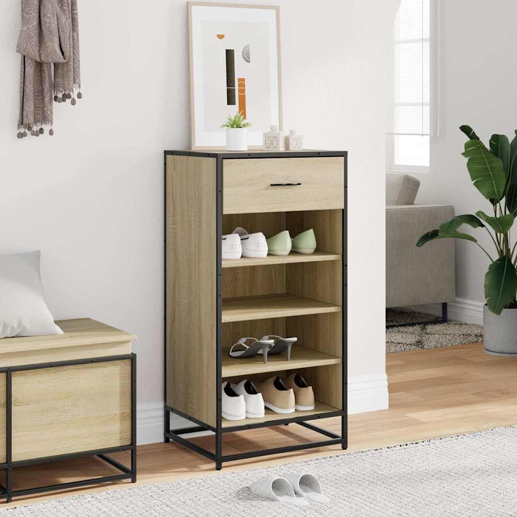 Jalatsiriiul Sonoma tamm 48x38x97,5 cm ehituspuit