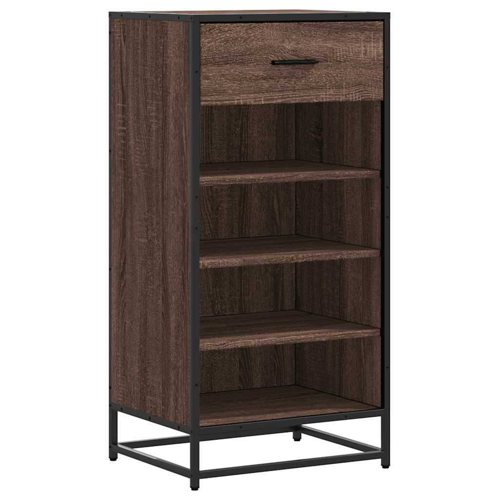 Kingariiul pruun tamm 48x38x97,5 cm Engineered Wood