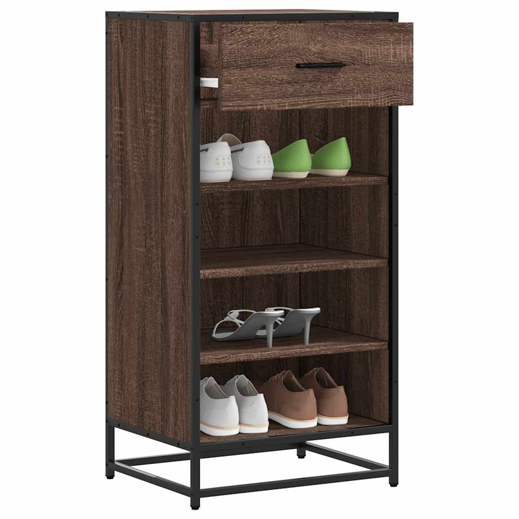 Kingariiul pruun tamm 48x38x97,5 cm Engineered Wood