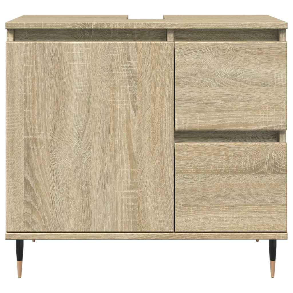 Vannitoa valamukapp, Sonoma tamm, 65 x 33 x 60 cm, tehispuit