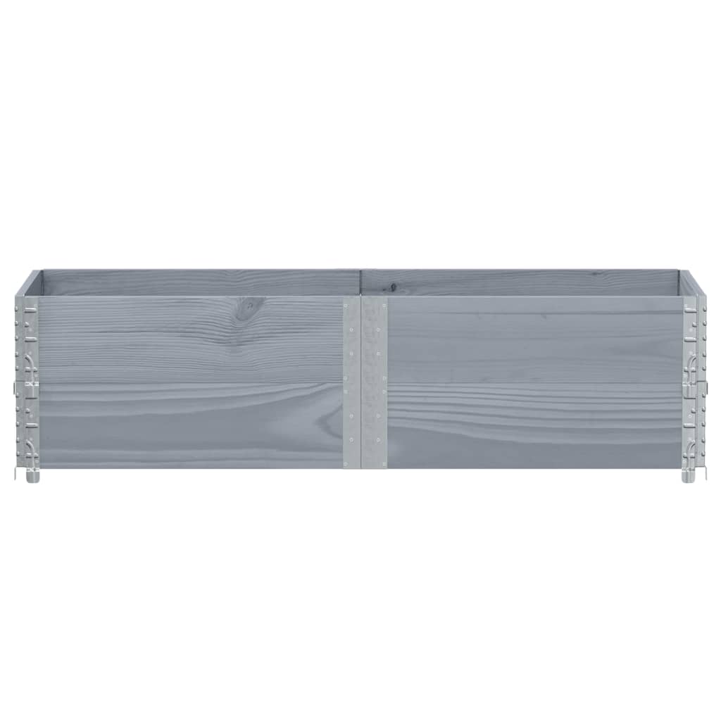 Aia taimekast, hall, 150 x 50 cm, männipuit