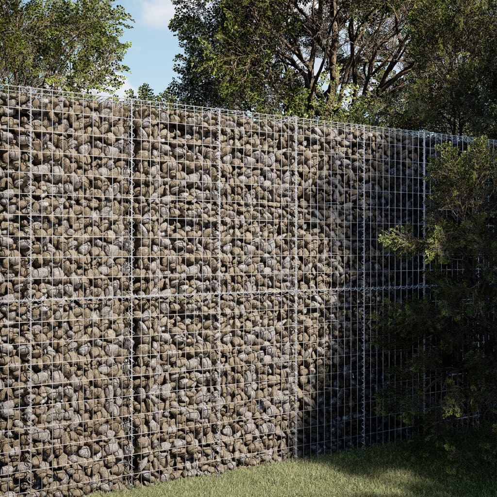 Kaanega gabioonkorv, 100 x 50 x 200 cm, tsingitud raud