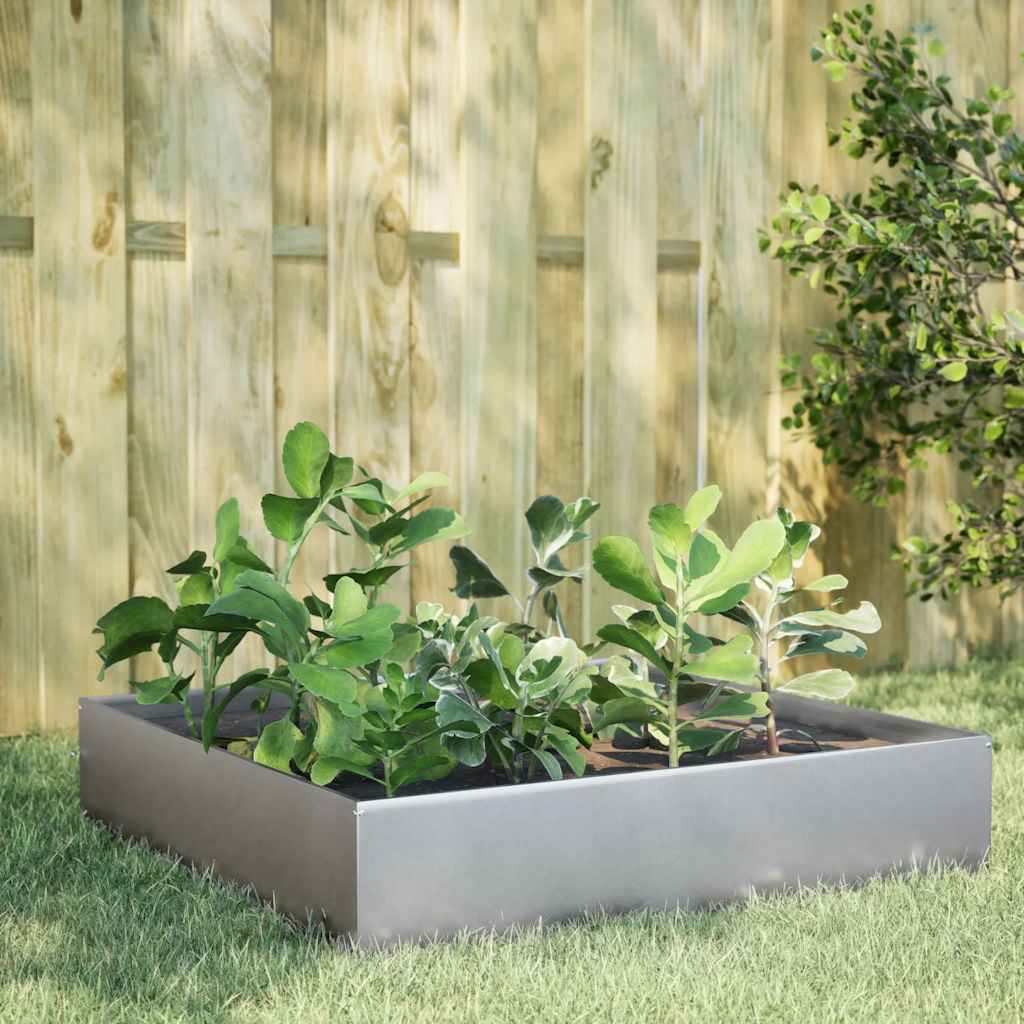 Taimekast, 100x100x33,5 cm, tsingitud teras