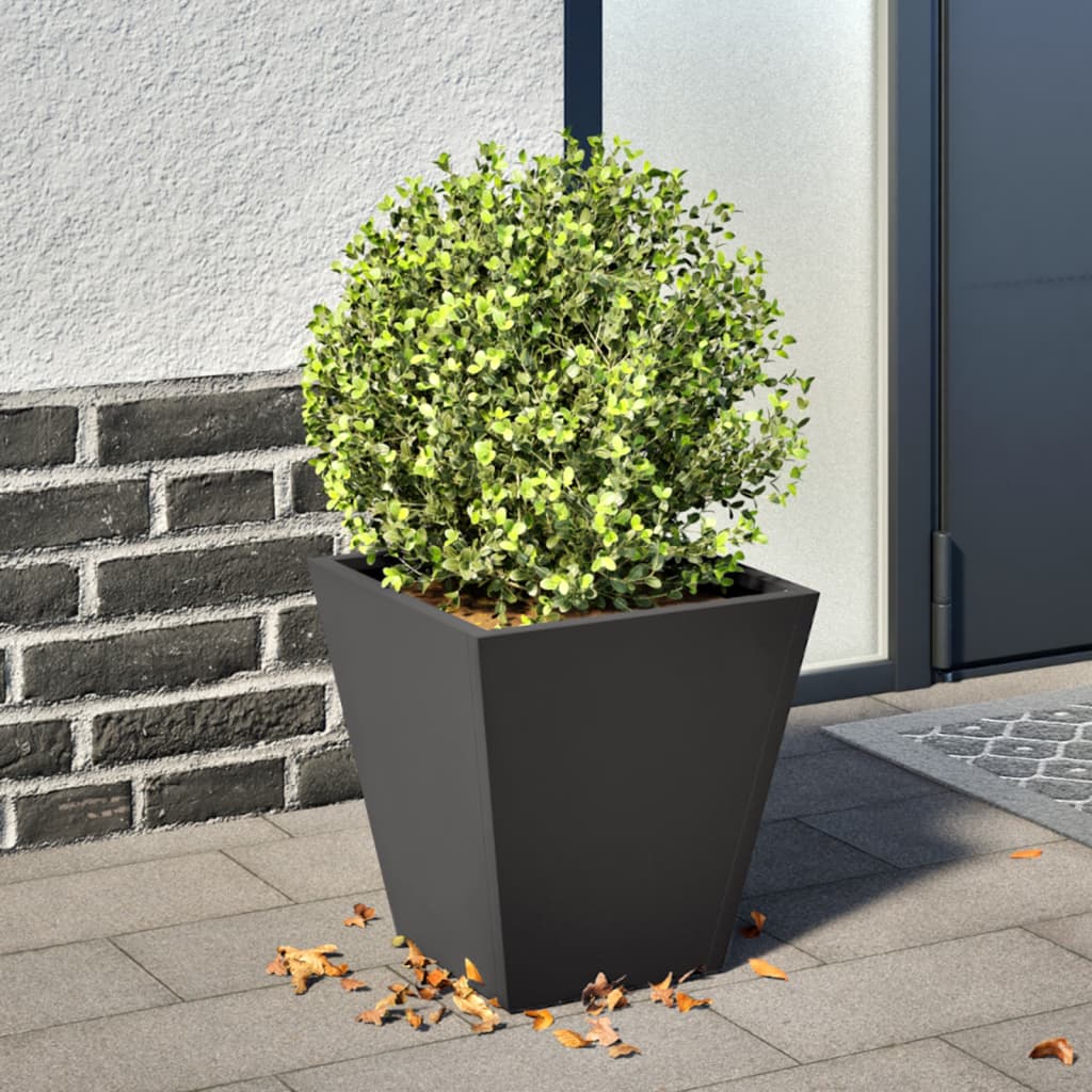 Aia taimekast, must, 30 x 30 x 30 cm, teras