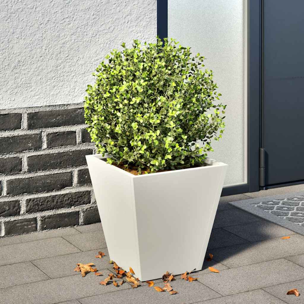 Aia taimekast, valge, 30x30x30 cm, teras