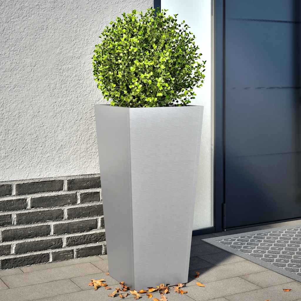 Aia taimekastid 2 tk, 35x35x75 cm, tsingitud teras
