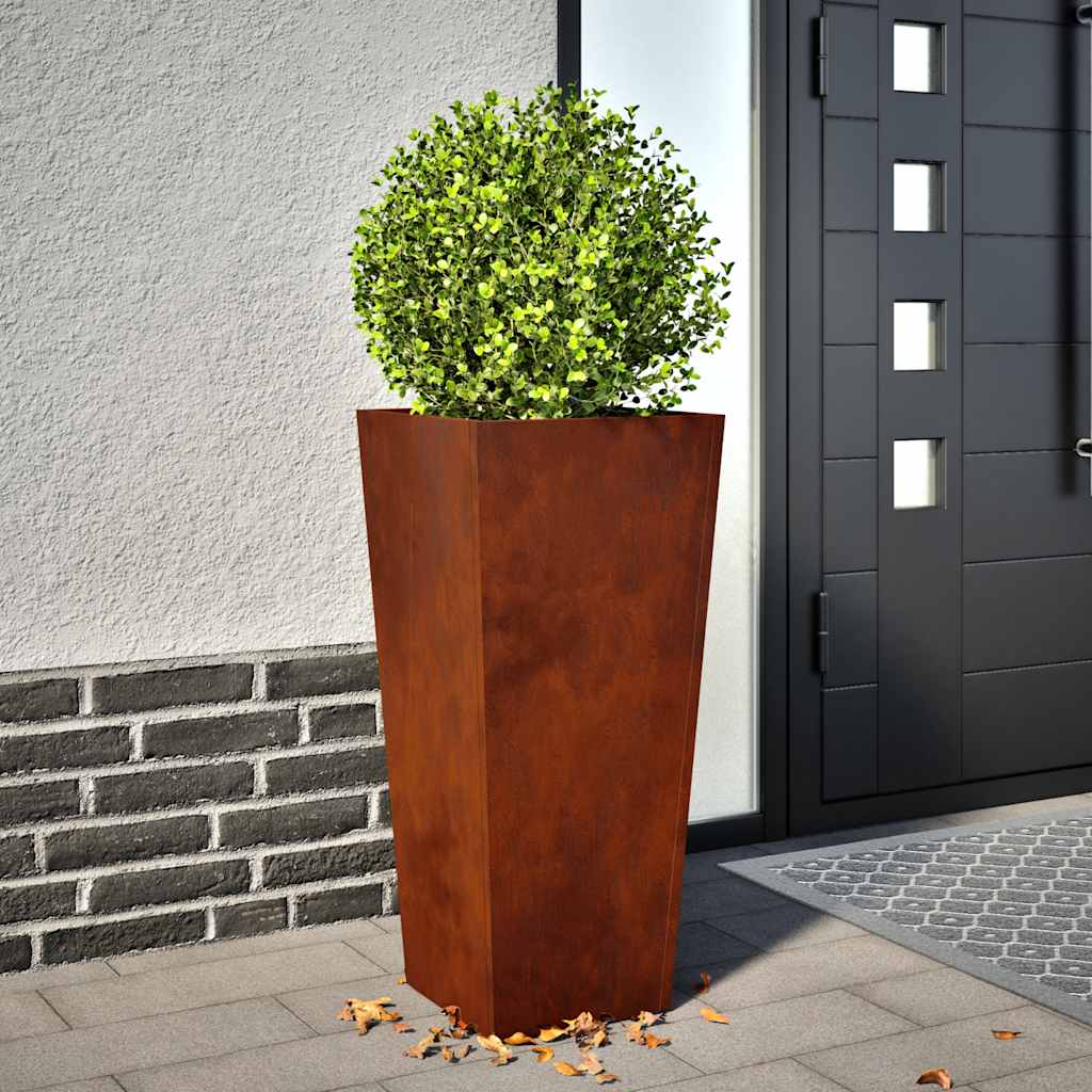 Istutusmasinad 2 tk 35x35x75 cm Ilmastikukindel teras