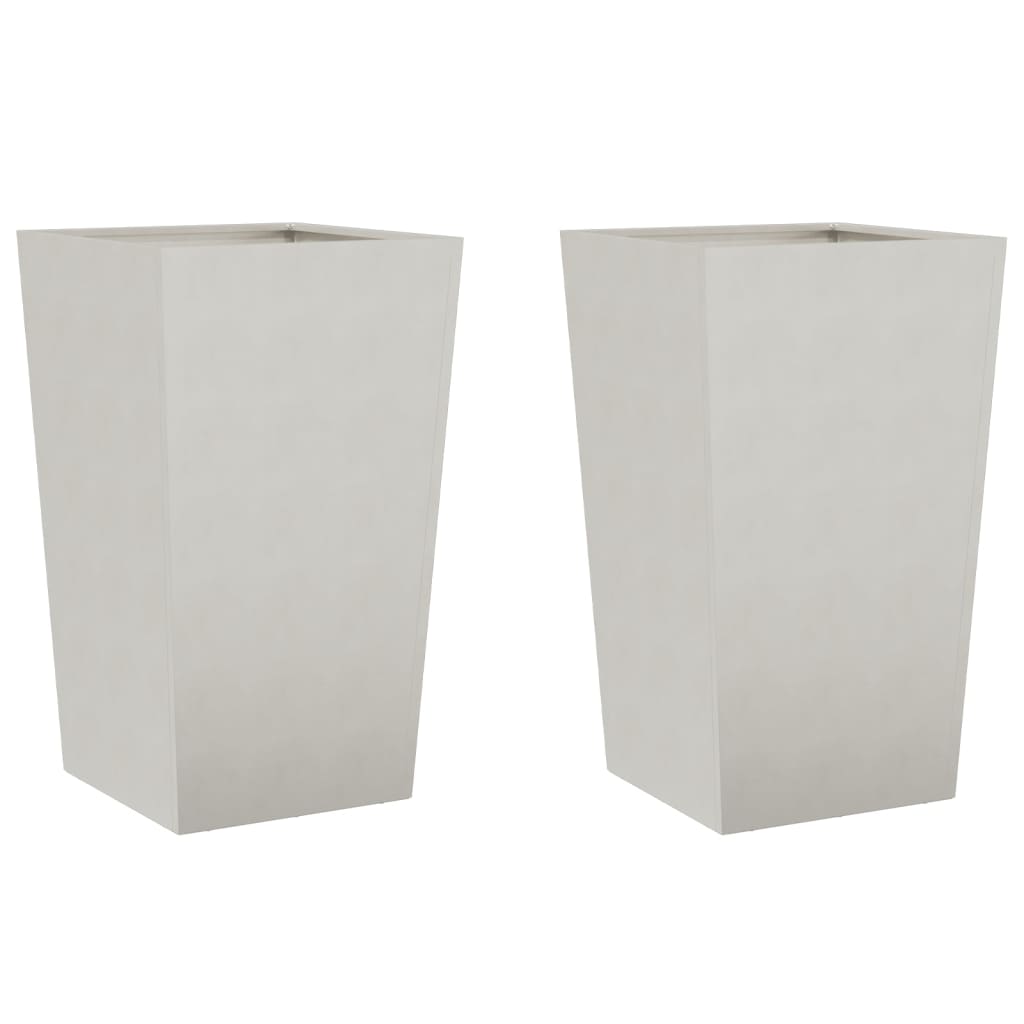 Aia taimekastid 2 tk, 45x45x75 cm, roostevaba teras