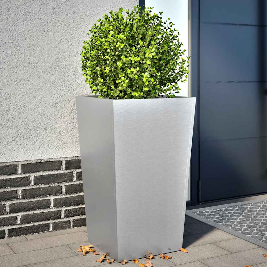 Aia taimekastid 2 tk, 45x45x75 cm, tsingitud teras