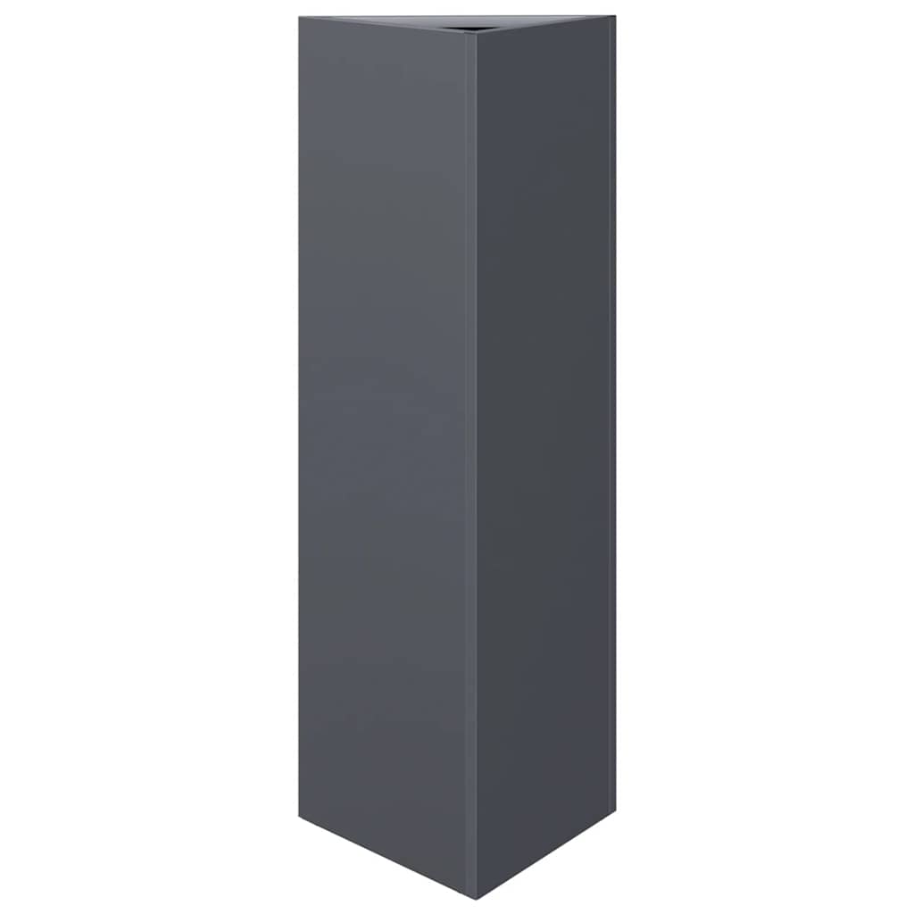Aia taimekast, antratsiit, kolmnurk, 30x26x75 cm, teras