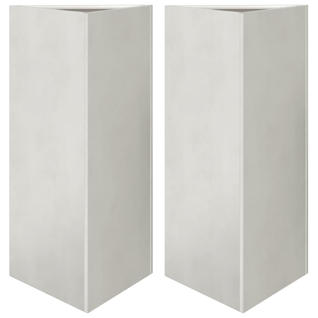 Aia taimekastid 2 tk, kolmnurk, 40x34,5x75 cm, roostevaba teras