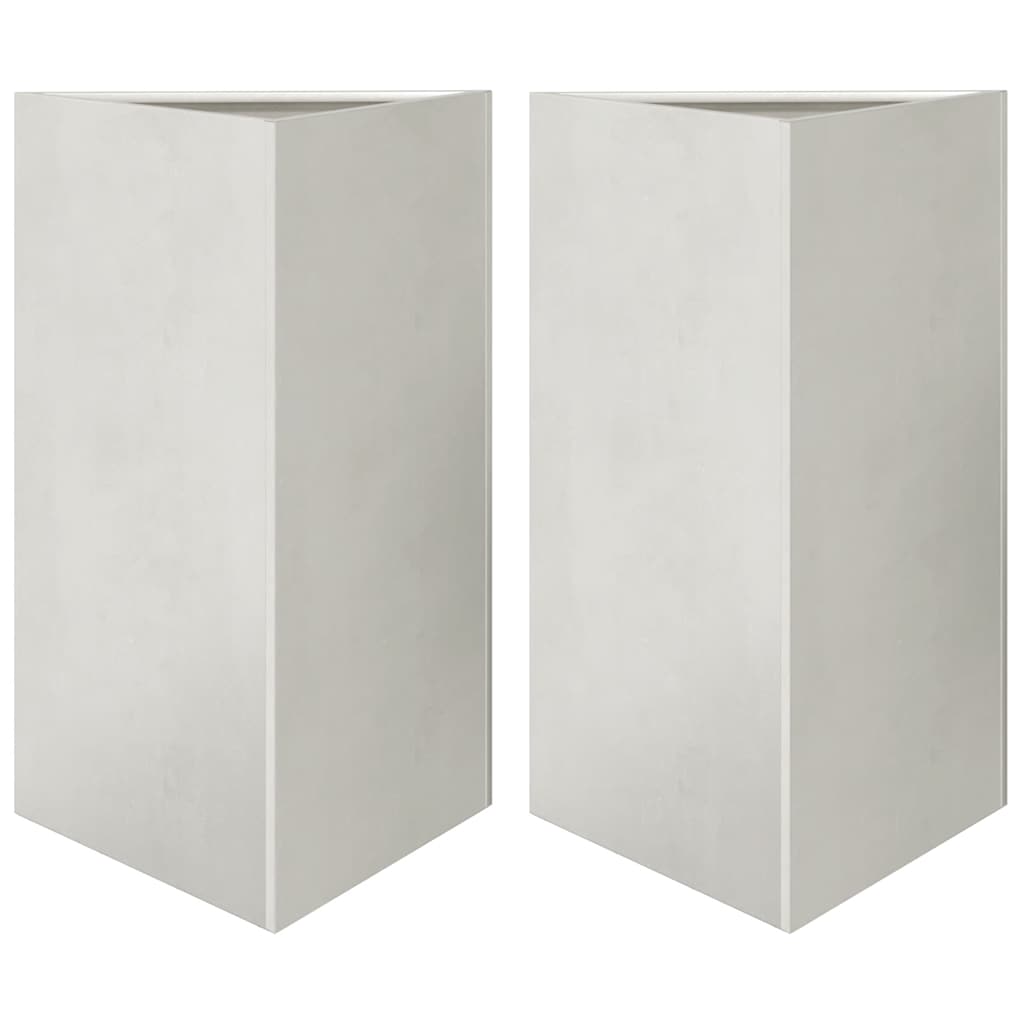 Aia taimekastid 2 tk, kolmnurk, 50x43x75 cm, roostevaba teras
