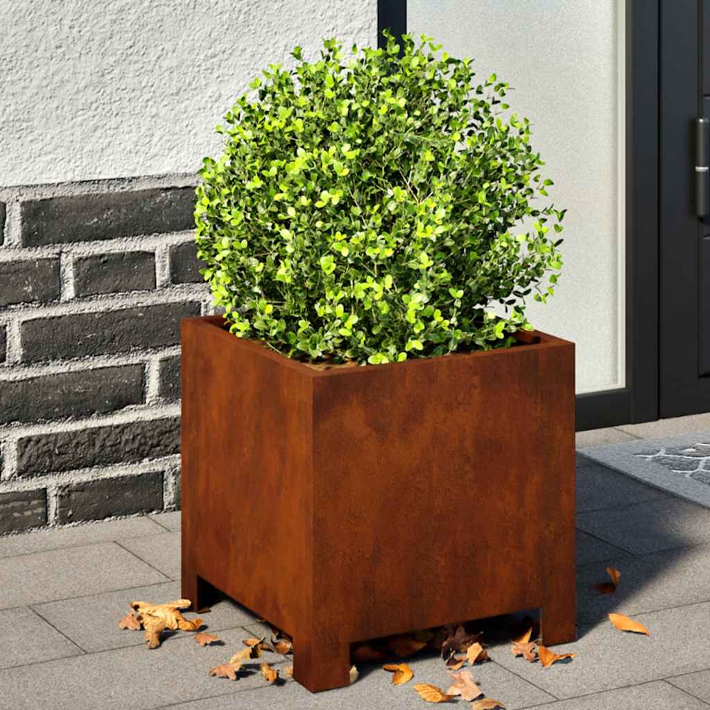Istutusmasinad 2 tk 30x30x30 cm Ilmastikukindel teras