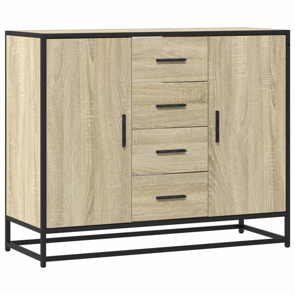 Puhvetkapp sonoma tamm 92x35x76 cm Engineered Wood