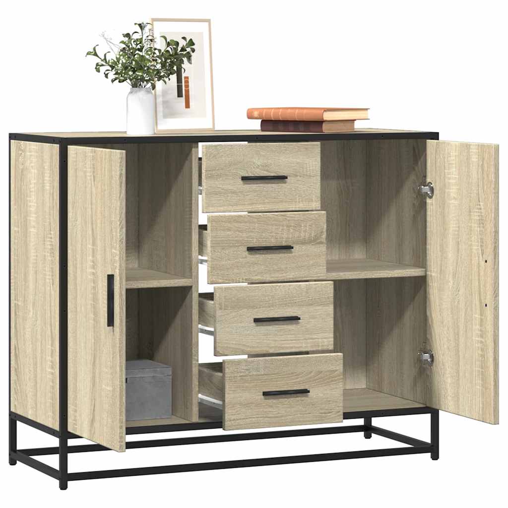 Puhvetkapp sonoma tamm 92x35x76 cm Engineered Wood