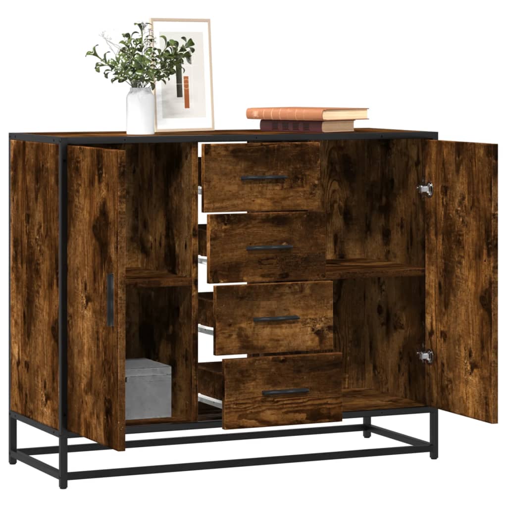 Puhvetkapp suitsutamm 92x35x76 cm Engineered Wood