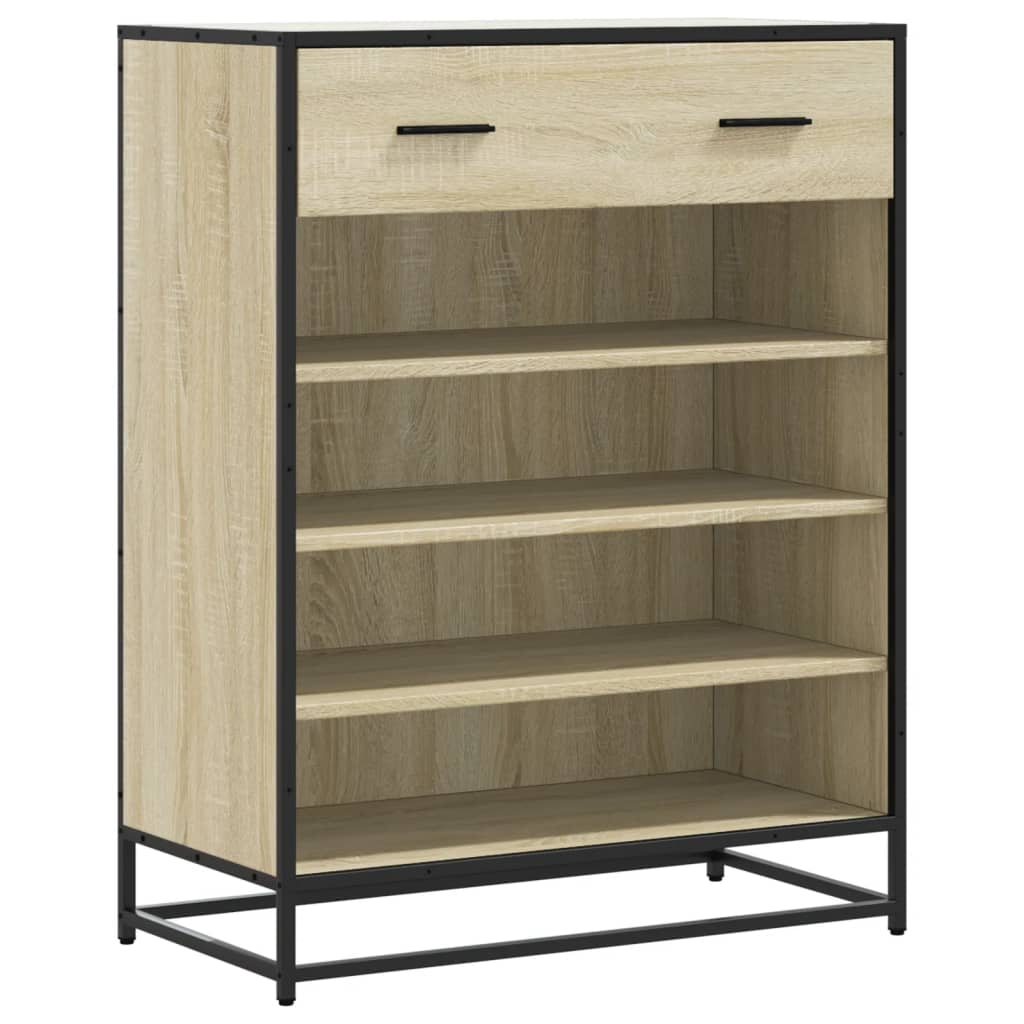 Jalatsikapp, sonoma tamm, 75x38x97,5 cm, tehispuit