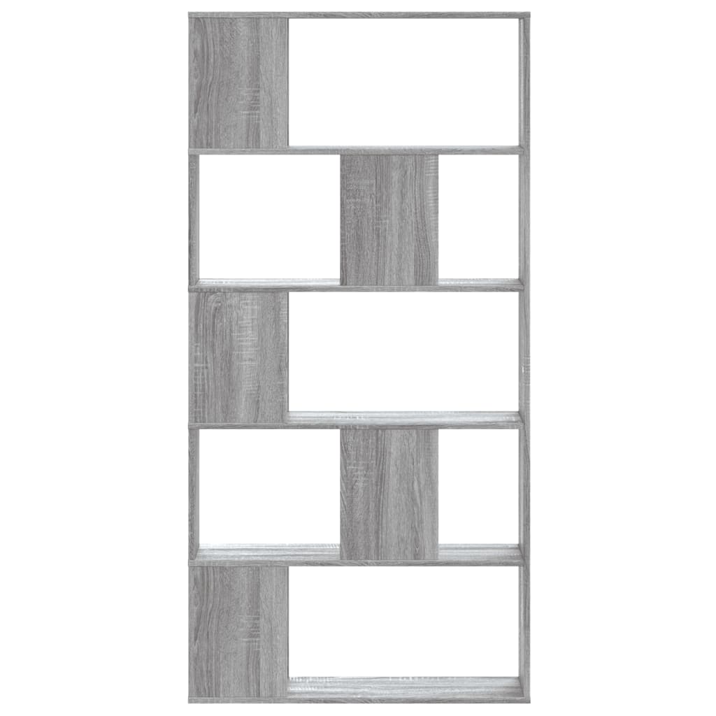 Raamaturiiul 5 korrust, hall Sonoma, 100x33x180,5 cm, tehispuit