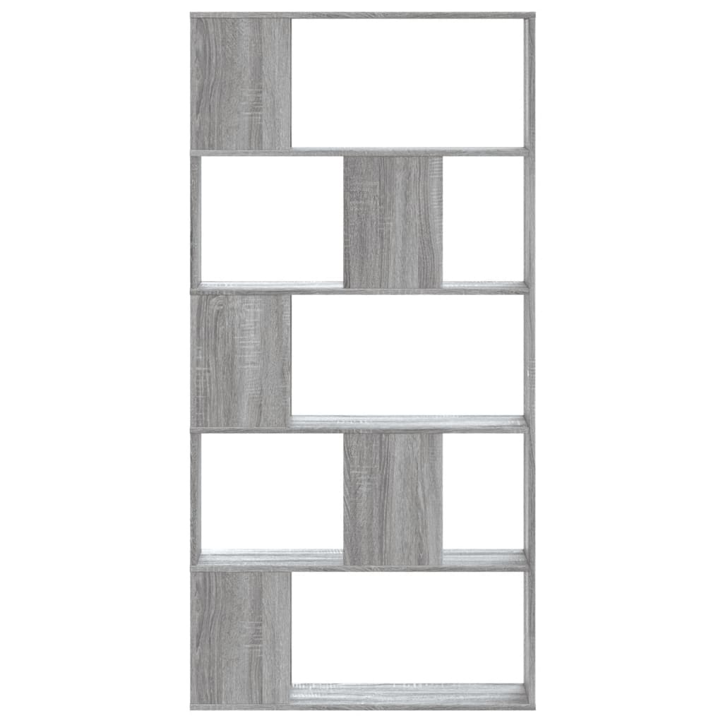 Raamaturiiul 5 korrust, hall Sonoma, 100x33x180,5 cm, tehispuit