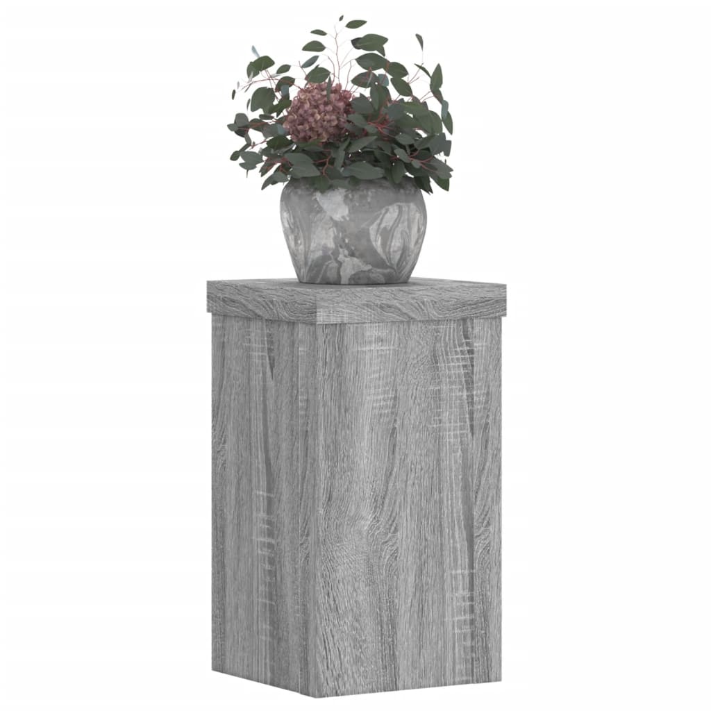 Taimealused 2 tk, hall Sonoma, 10x10x18 cm, tehispuit
