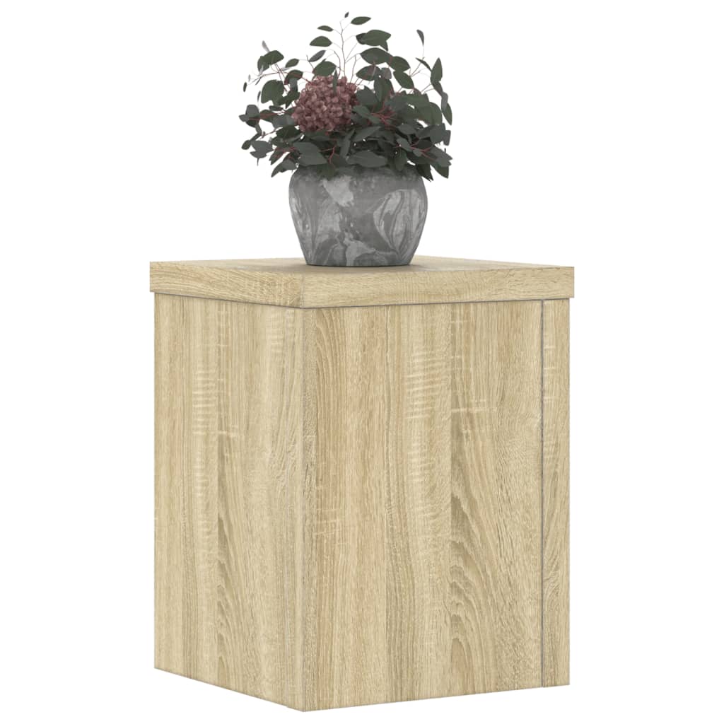 Taimealused 2 tk, Sonoma tamm, 15 x 15 x 20 cm, tehispuit