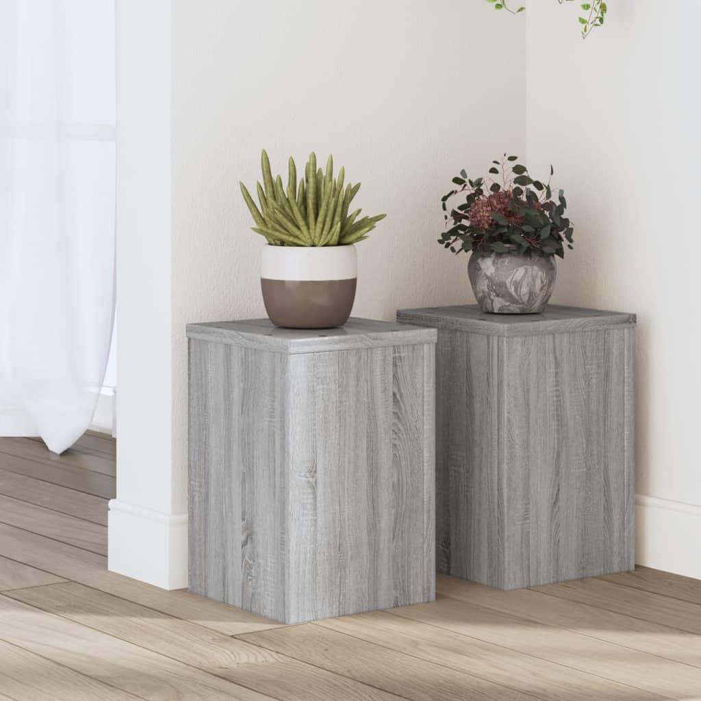 Taimealused 2 tk, hall Sonoma, 20x20x30 cm, tehispuit