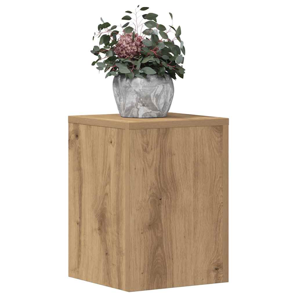 Taimealused 2 tk, käsitöötamm, 25x25x35 cm, tehispuit