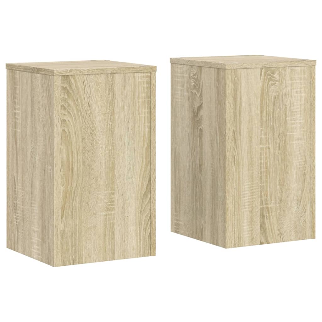 Taimealused 2 tk, Sonoma tamm, 30x30x50 cm, tehispuit